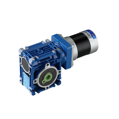 Totally Enclosed Low Noise Low Rpm Worm Gear Reducer Motor 12V 24V 200Kg Cm 30Nm 50Nm Dc Worm Gear Motor With Break